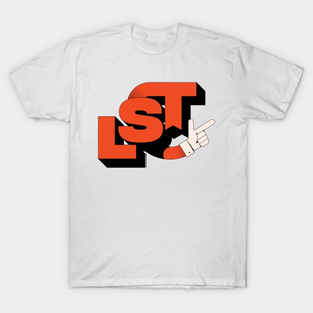 LST Orange T-Shirt by Let's Stop There